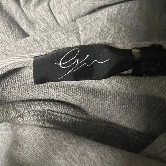 Cyrus Grey Moto Jacket/Sweater