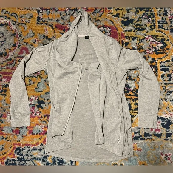 Cyrus Grey Moto Jacket/Sweater