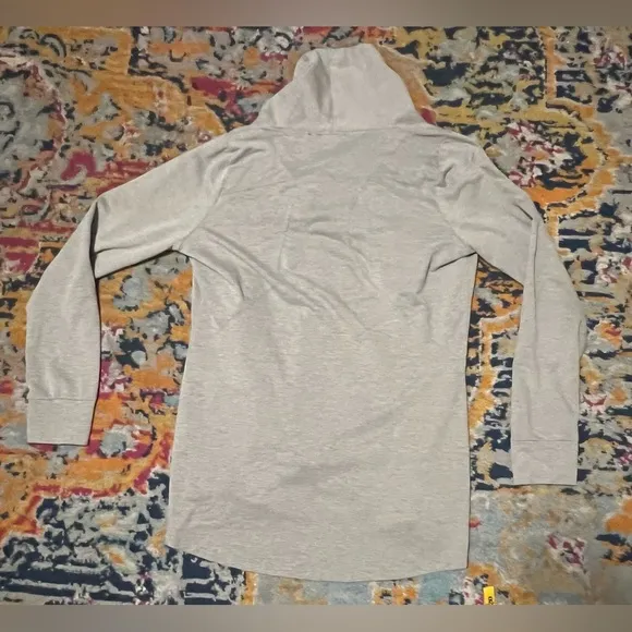 Cyrus Grey Moto Jacket/Sweater
