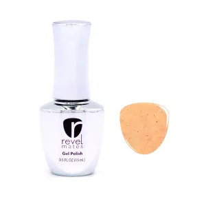 D790 May Flowers Peach Flake Gel Polish