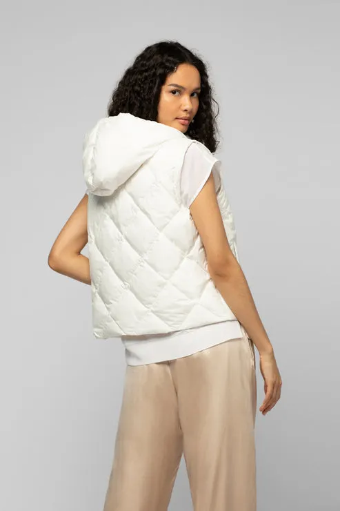 DAMELIS DOWN VEST - WHITE