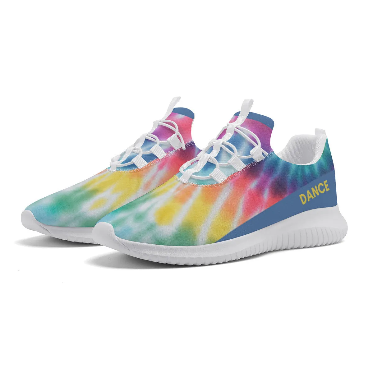 Dance Sneakers - Tie-Dye Dance Shoes
