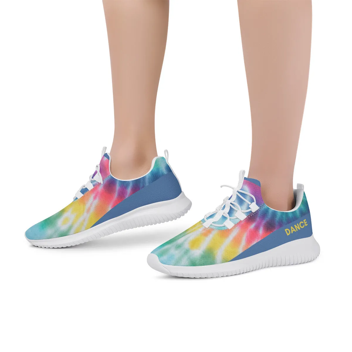 Dance Sneakers - Tie-Dye Dance Shoes