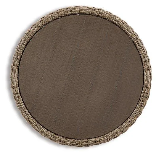 Danson Beige Outdoor End Table