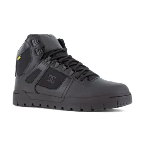 DC Men's Pure Comp Toe WP High-Top Work Shoe - Black - DC60604