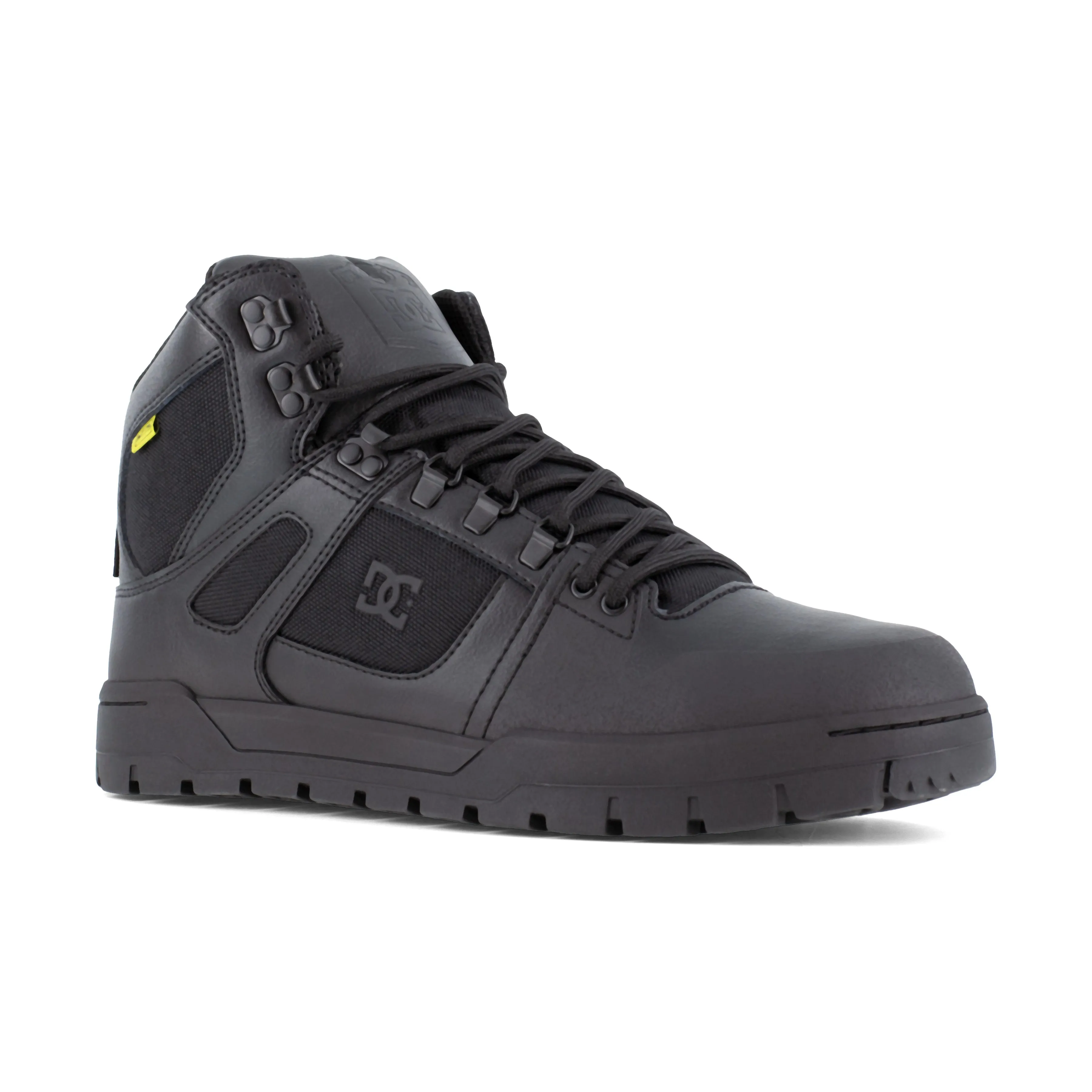 DC Men's Pure Comp Toe WP High-Top Work Shoe - Black - DC60604