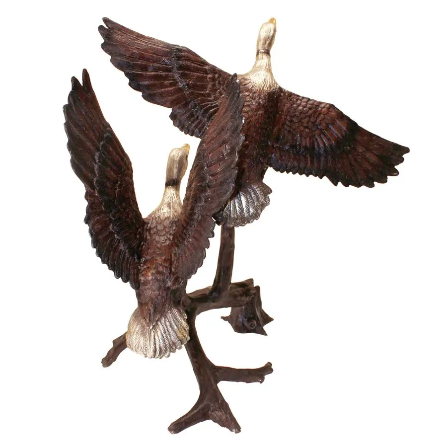 Design Toscano- Steep Climbing Ducks Cast Bronze Garden Statue
