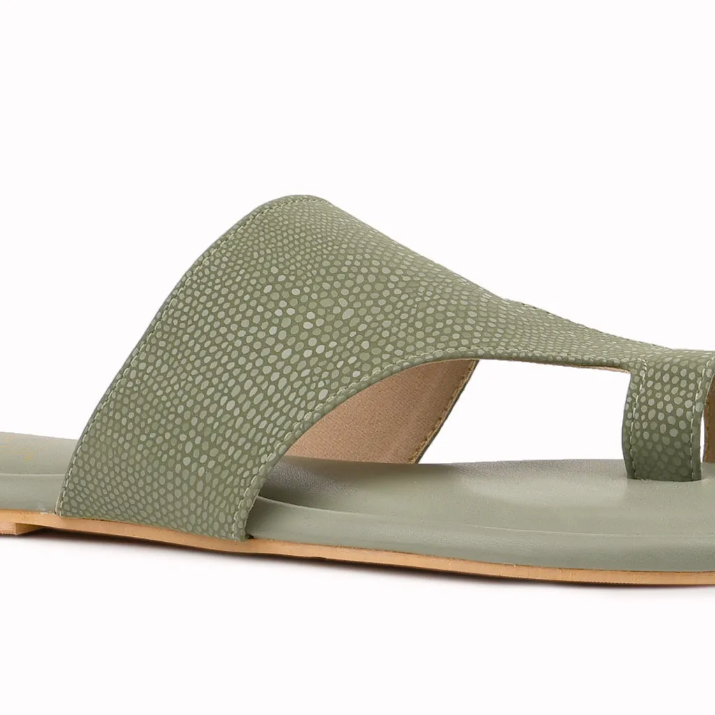 Dew Toe Ring Slippers