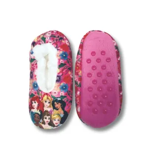 Disney Princess Girls Slippers Fuzzy Slipper Socks for Toddlers and Kids