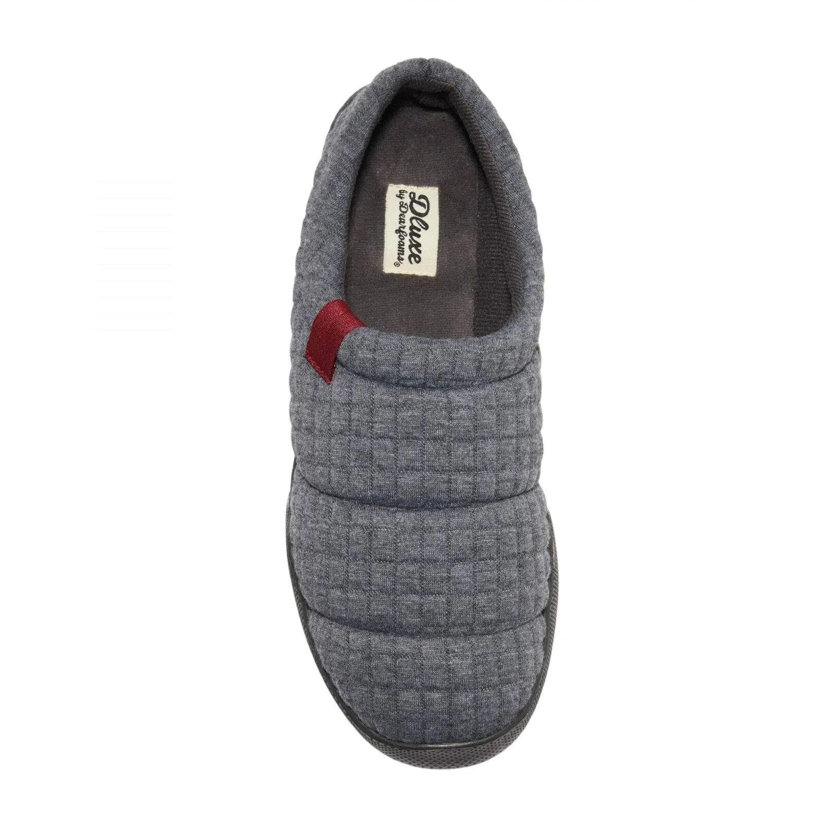 Dluxe By Dearfoams Mens Julien Clog Slippers 86802585 Gray M