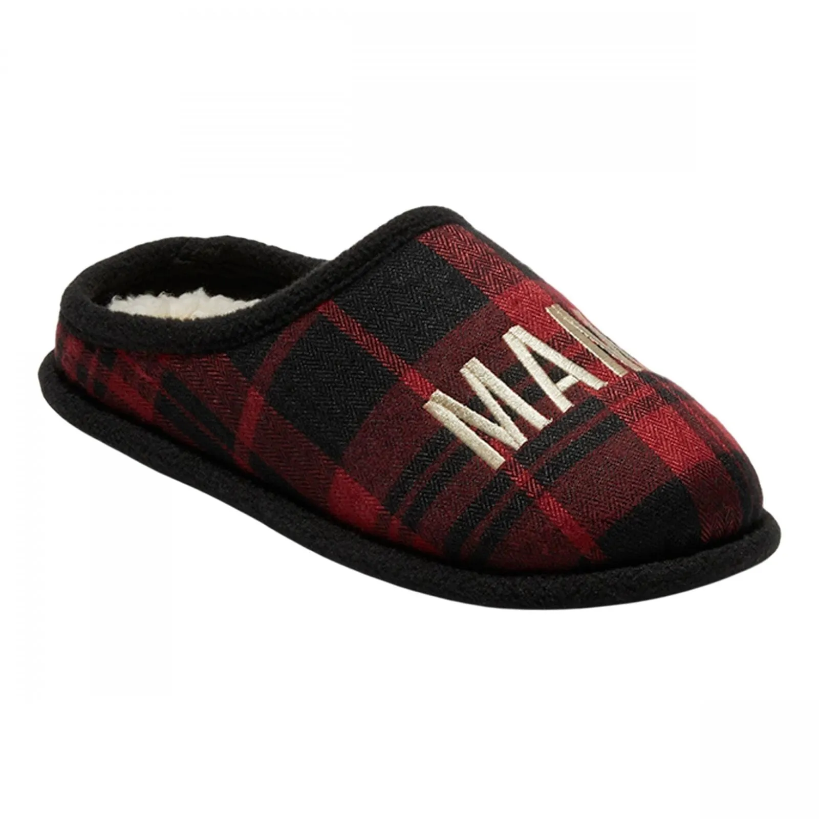 Dluxe By Dearfoams Womens Family Matching Mama Bear Clog Slippers Red M (7-8)