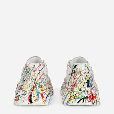 DOLCE & GABBANA  Daymaster Sneakers In Bianco Multi
