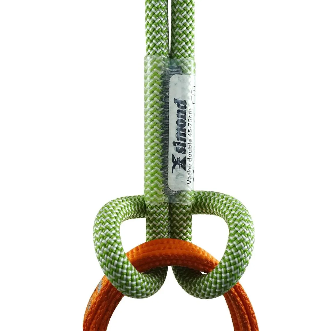 Double climbing and mountaineering lanyard