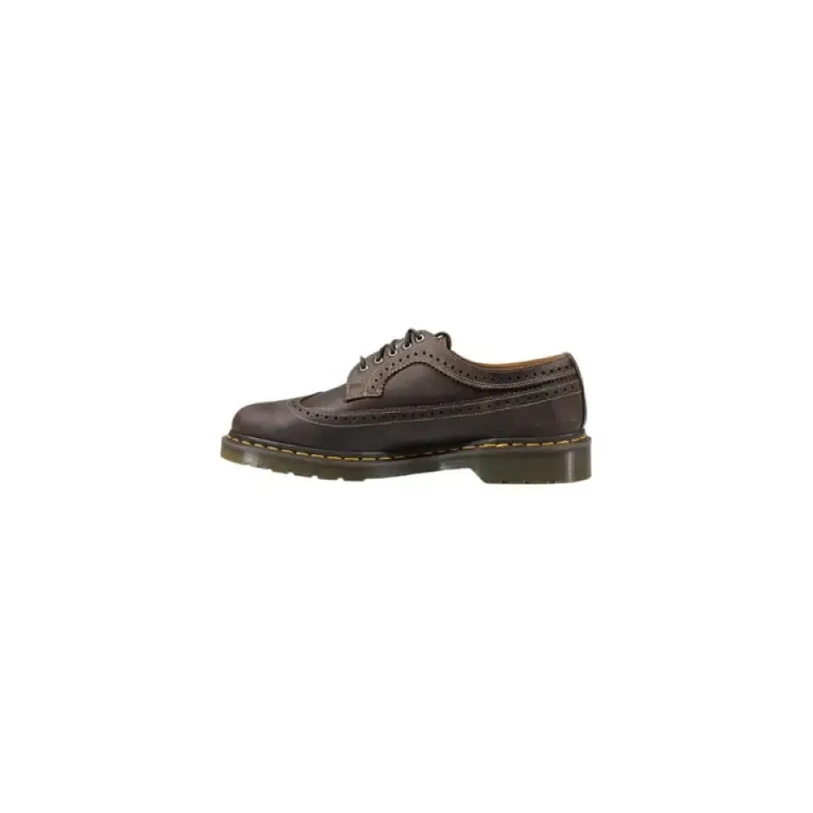 Dr Martens Men Brown Leather Lace Up Shoes