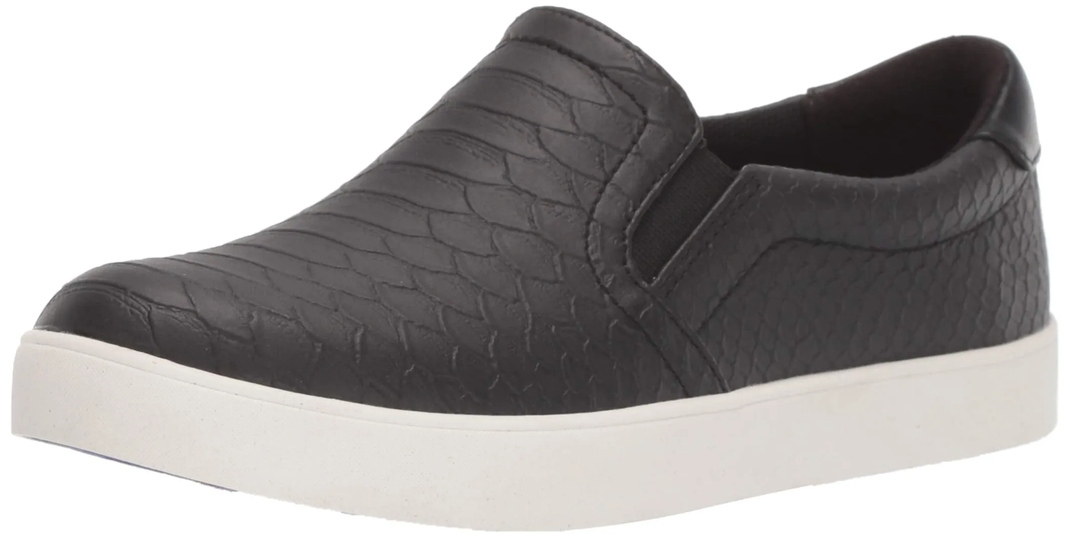 Dr. Scholl's Shoes Women's Madison Slip On Fashion Sneaker, Black, 6 US