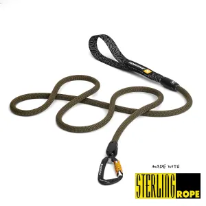 Earth Olive 9.8mm Dry Dog Leash
