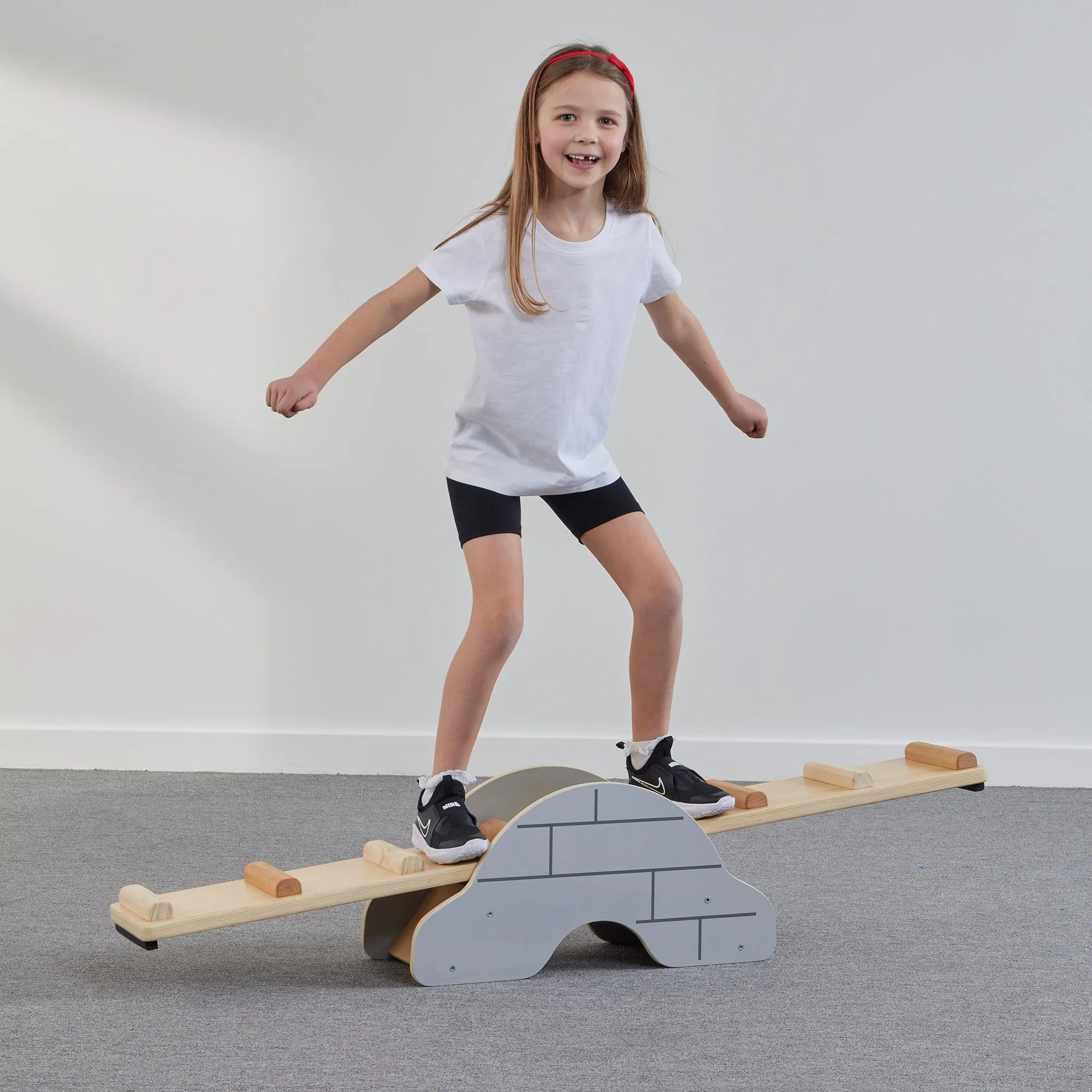 Eco Wooden Pikler Balance Bridge and Seesaw | Tested for Schools & Commercial Settings