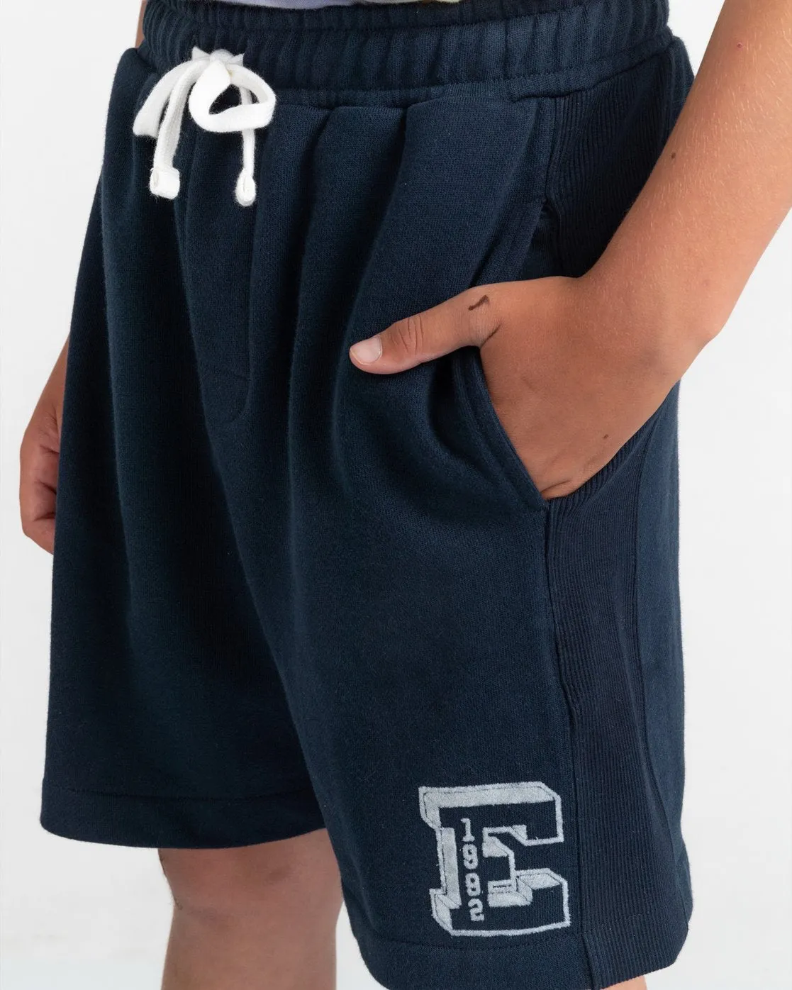 Element Ricks Tie Dye Kids' SweatShorts Eclipse Navy