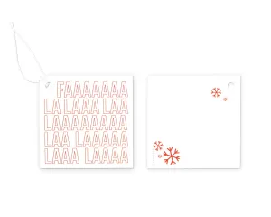 Fa La La Gift Tag