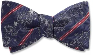 Falling Snow - bow ties