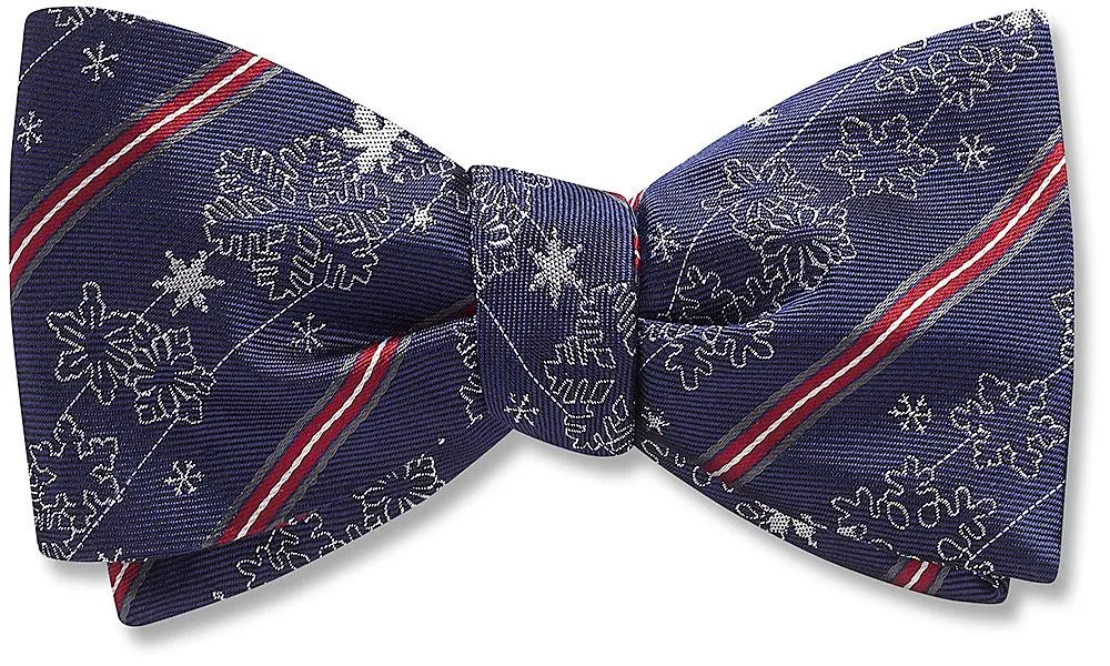 Falling Snow - bow ties