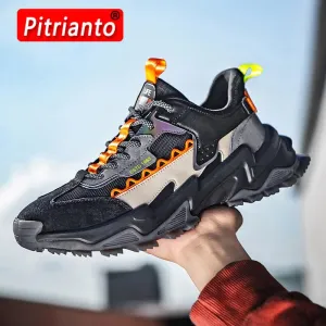 Fashion Male Lace-Up Men Sneakers