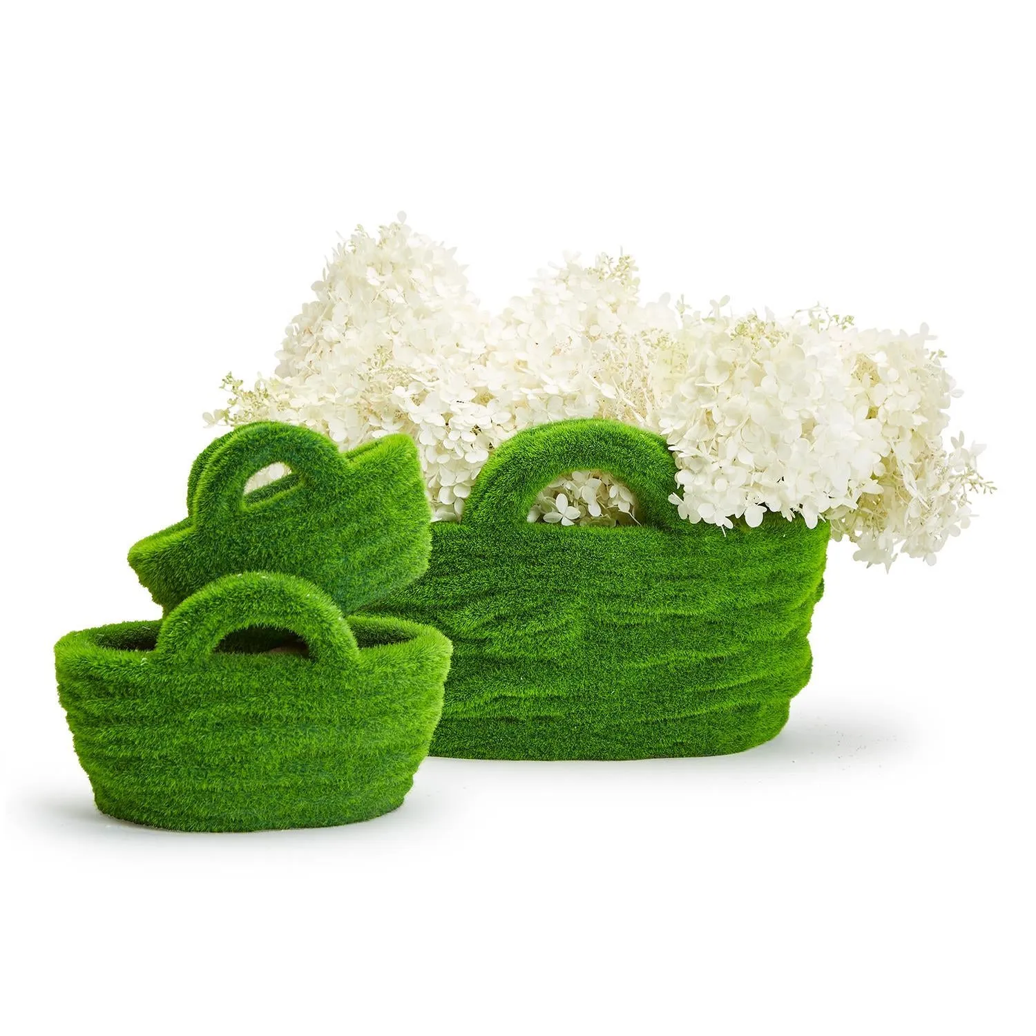 Faux Moss Basket
