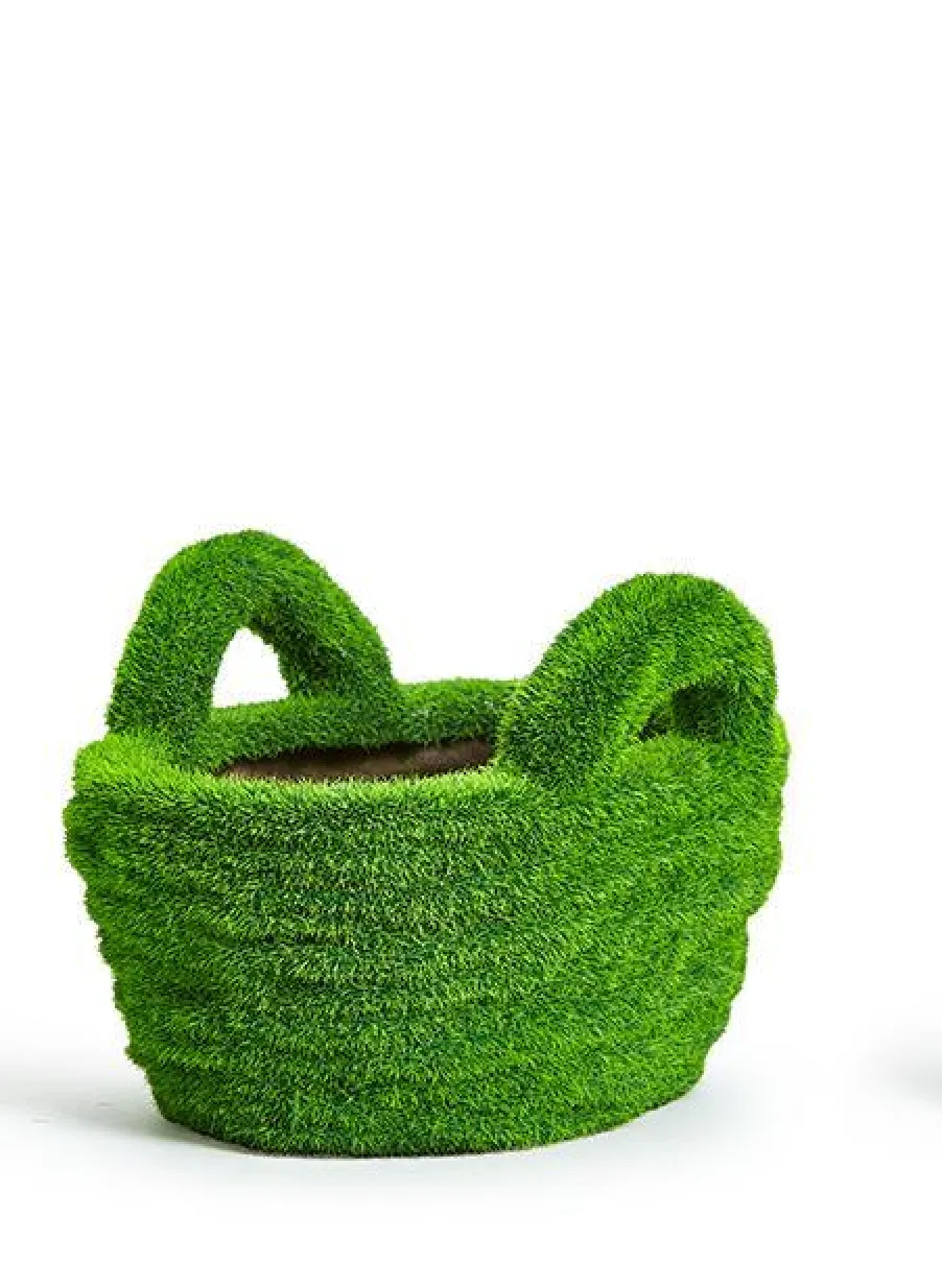 Faux Moss Basket