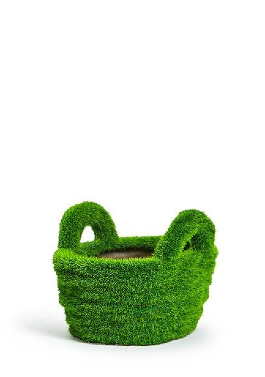 Faux Moss Basket