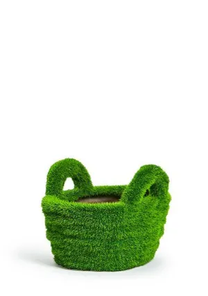 Faux Moss Basket