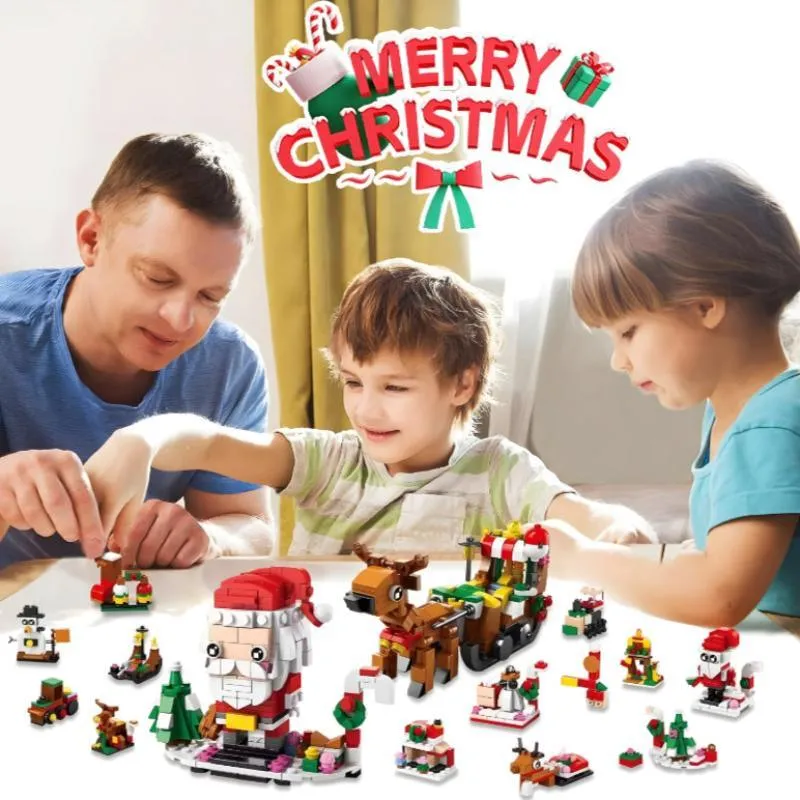 Festive Advent Calendar - Blocks Calendar Ideal for Christmas