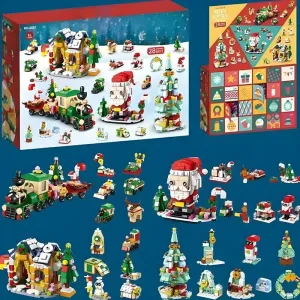 Festive Advent Calendar - Blocks Calendar Ideal for Christmas