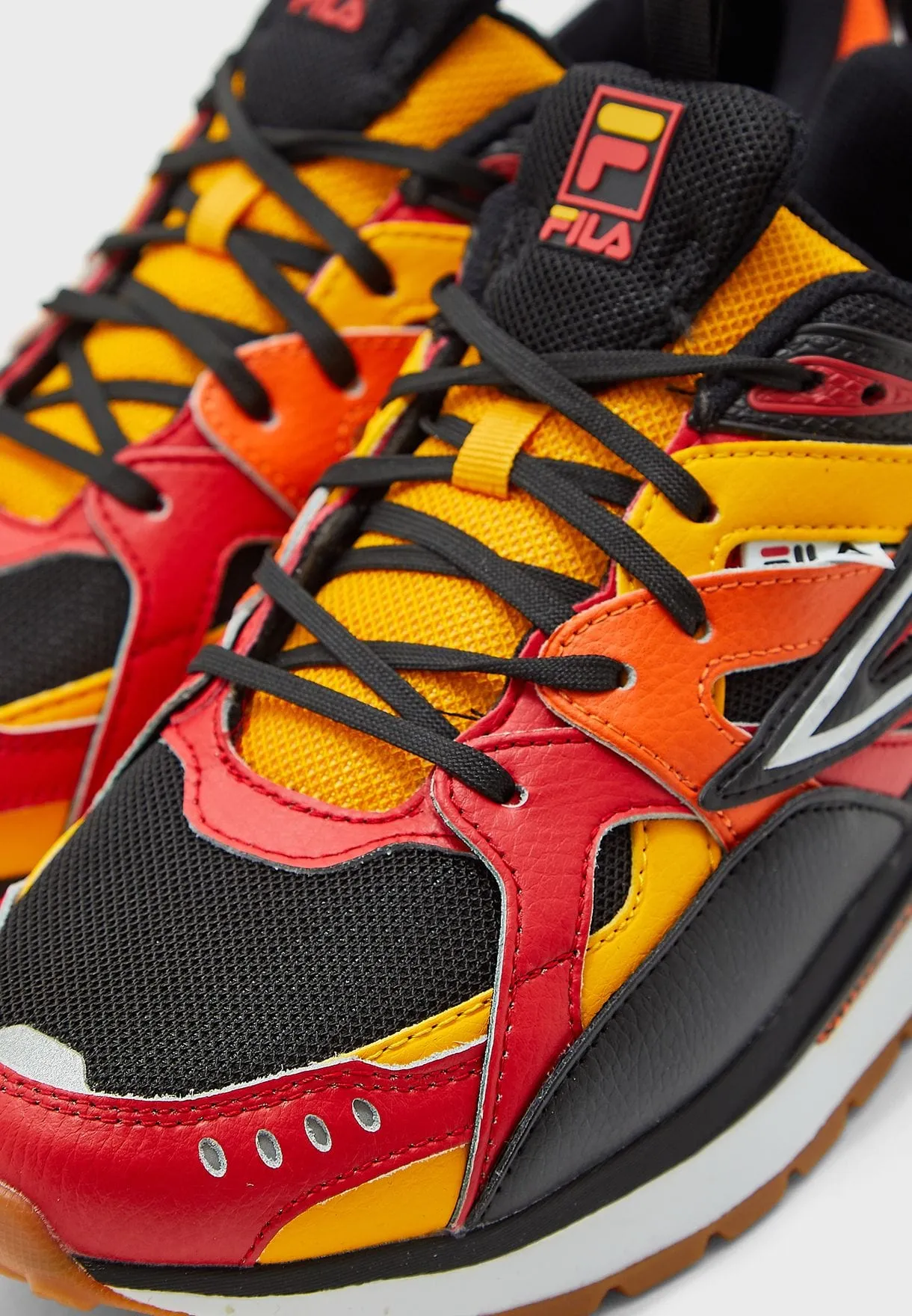 Fila Mens Sneaker Sandenal Black/FilaRed/Gold Fusion