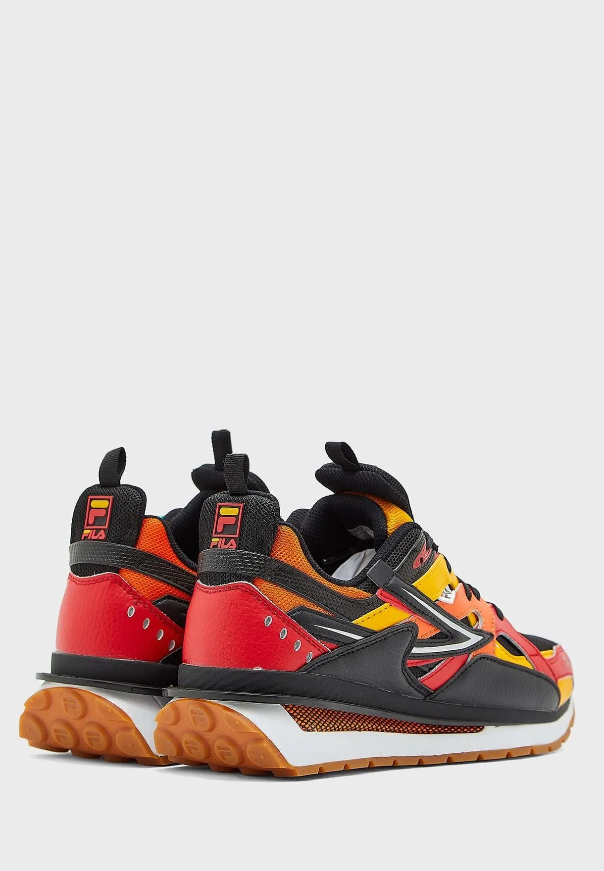 Fila Mens Sneaker Sandenal Black/FilaRed/Gold Fusion