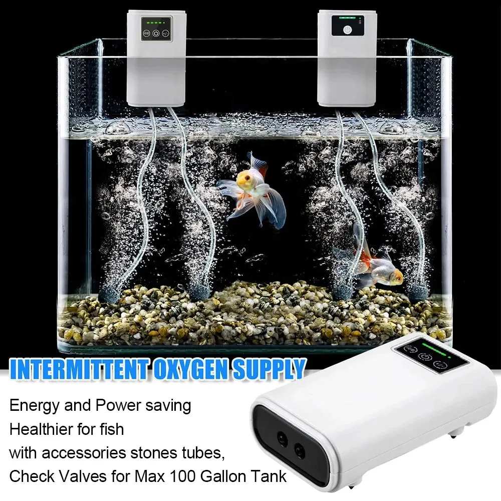 Fish tank oxygen air pump charging dual-purpose USB lithium battery fishing