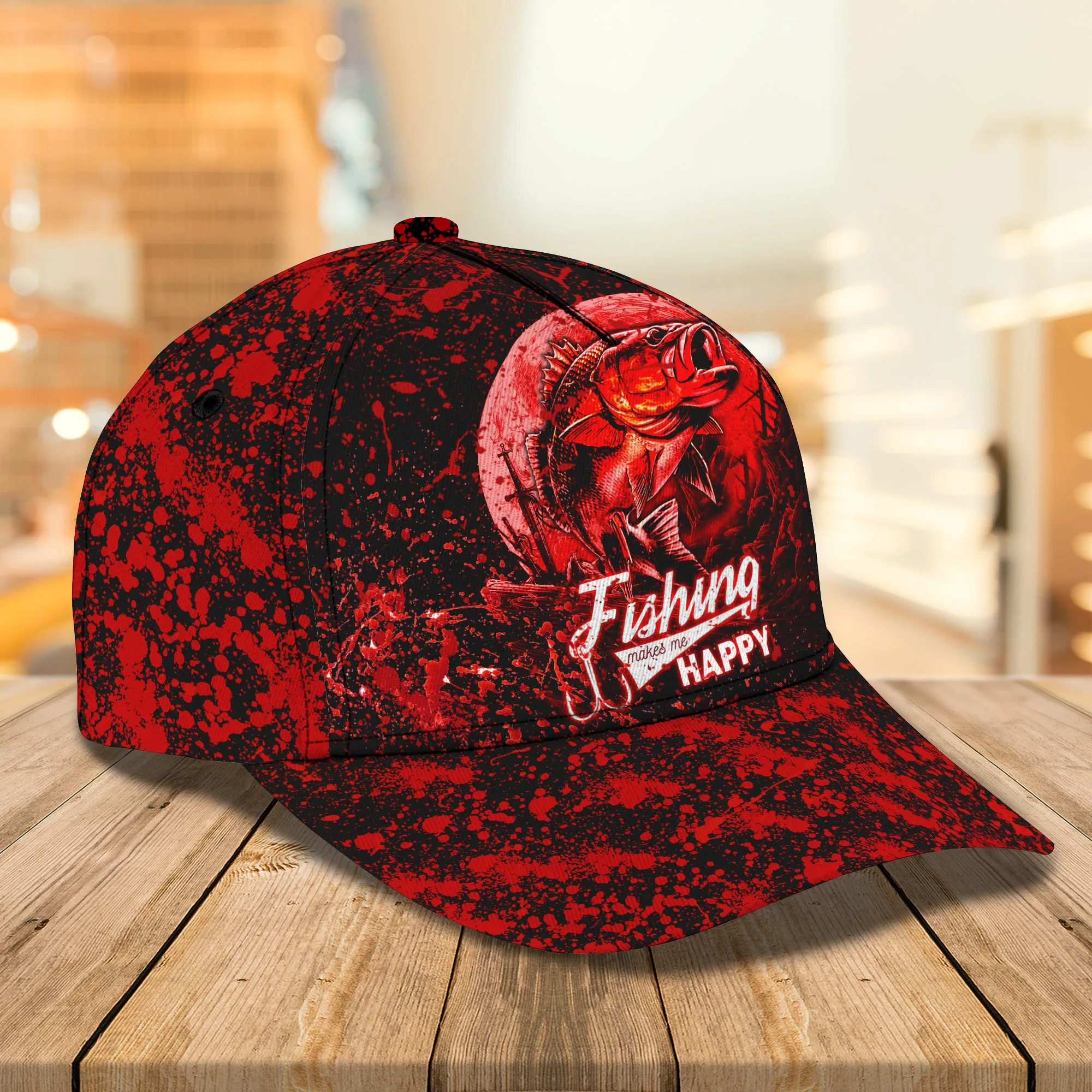 Fishing 01 - Personalized Name Cap - 16hb