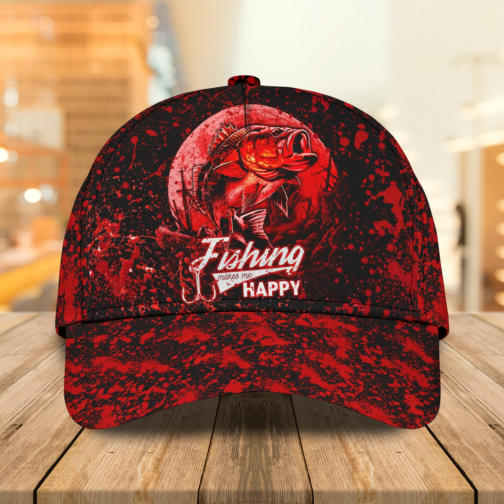 Fishing 01 - Personalized Name Cap - 16hb