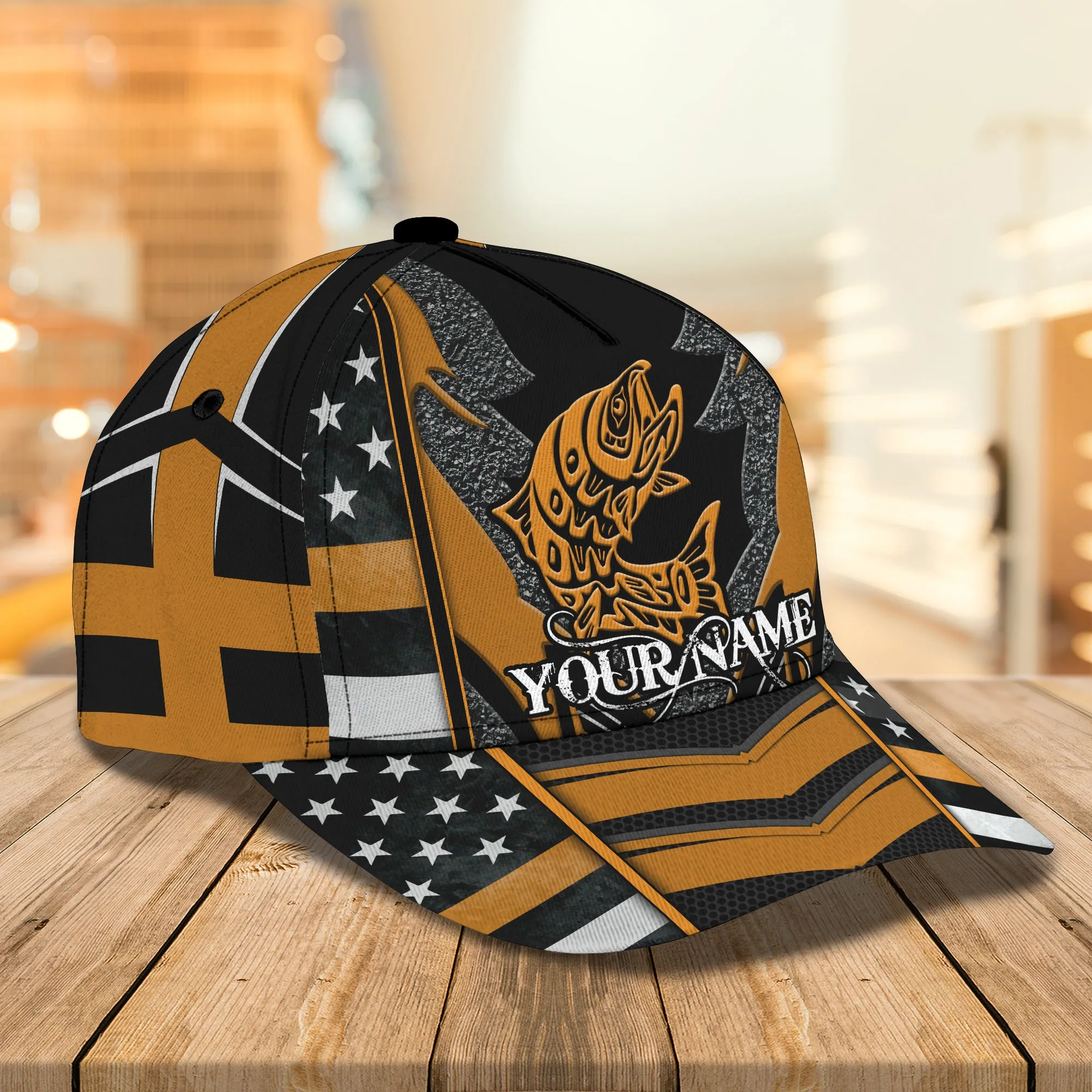 Fishing 04- Personalized Name Cap - HN95