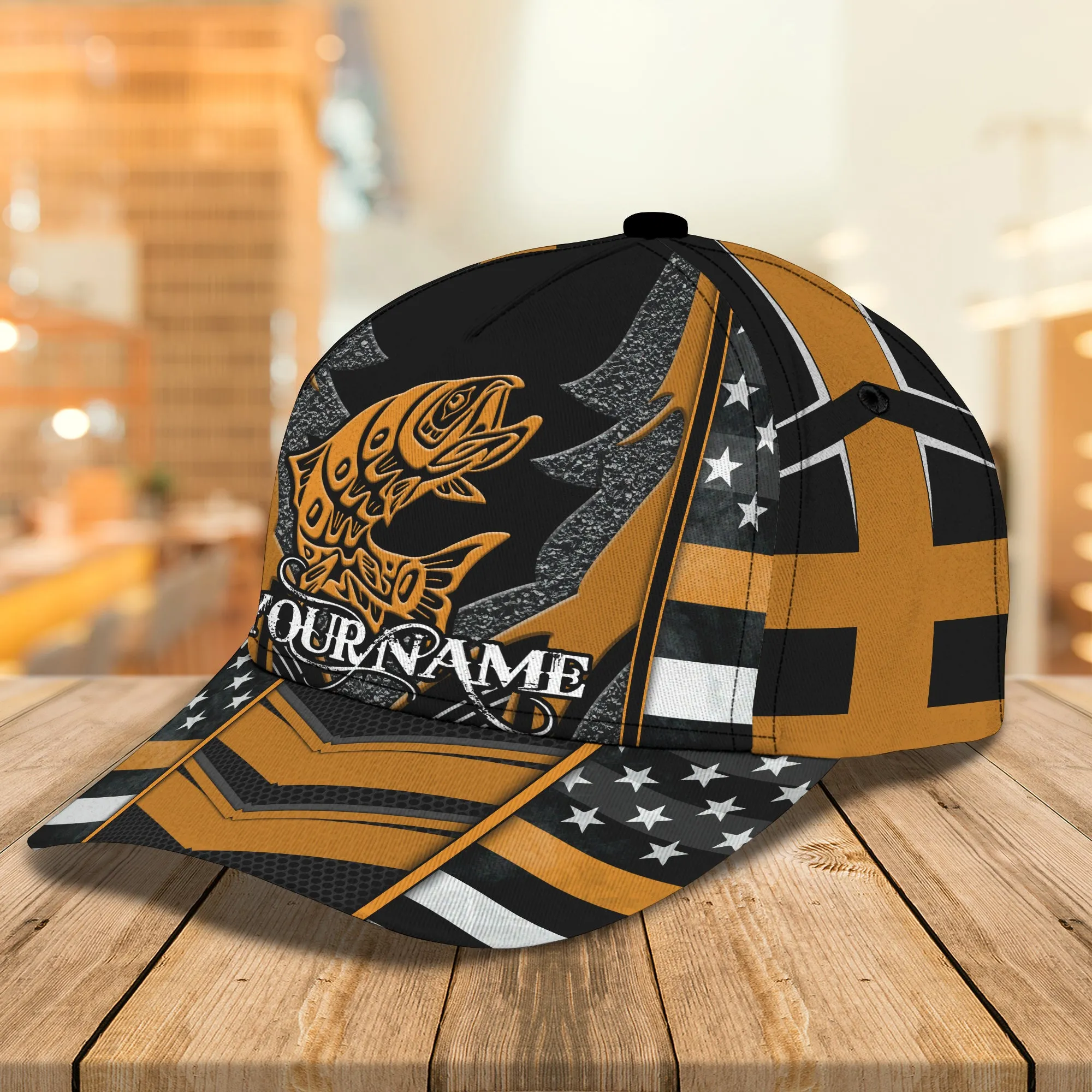 Fishing 04- Personalized Name Cap - HN95