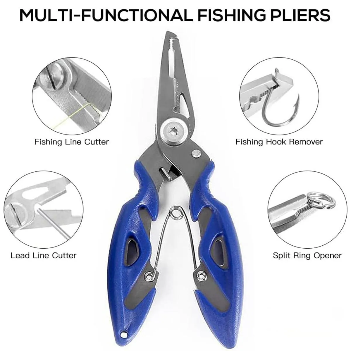 Fishing Accessory Tool Set Gear Kit for Fishing Rods Hooks Tackle Box Storage
