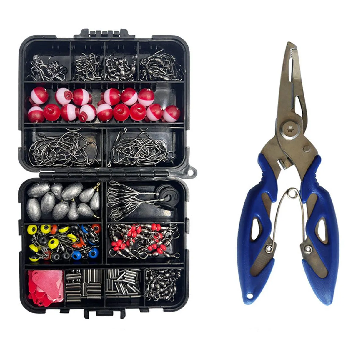 Fishing Accessory Tool Set Gear Kit for Fishing Rods Hooks Tackle Box Storage