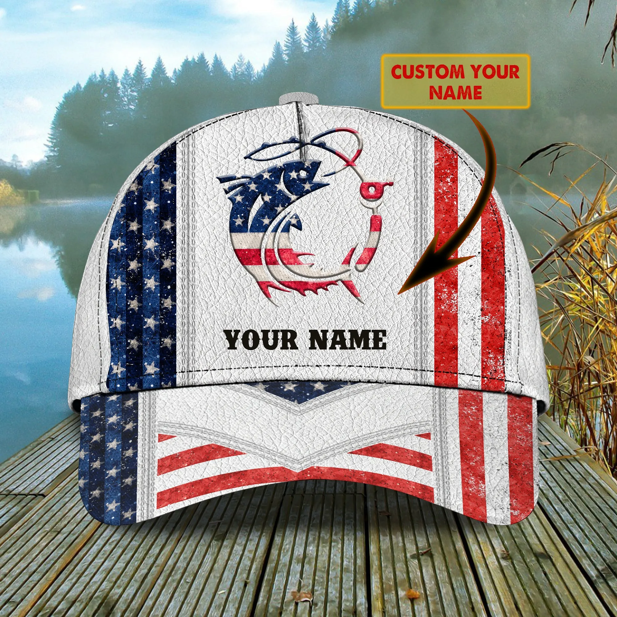 FISHING CAP1 - Personalized Name Cap - BY97