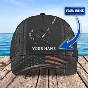 Fishing Hook - Personalized Name Cap - Urt96