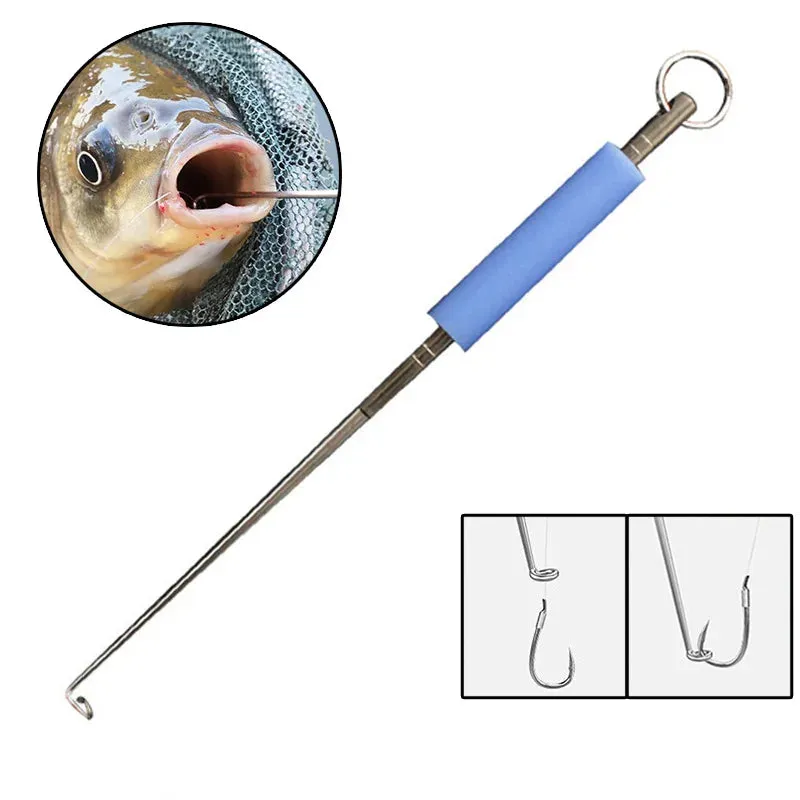 Fishing Hook Remover 2PCS Stainless Steel Fishhook Dehooker Hook Detacher