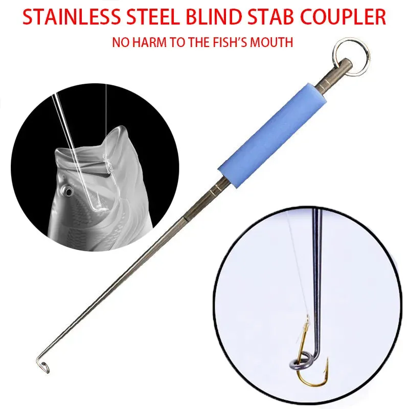 Fishing Hook Remover 2PCS Stainless Steel Fishhook Dehooker Hook Detacher