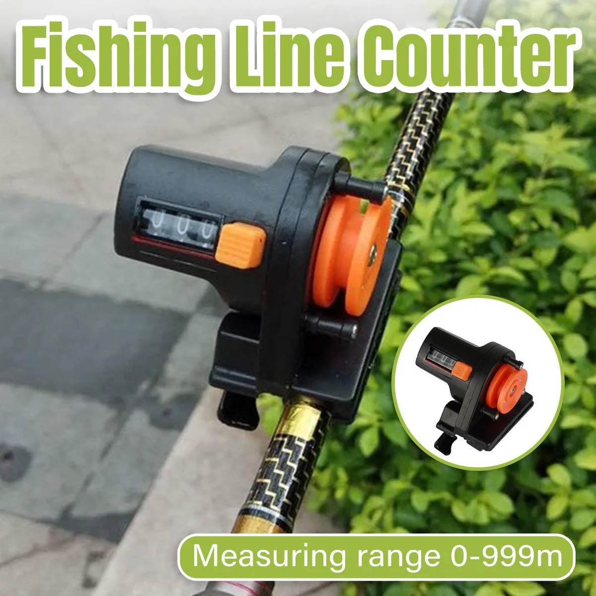 Fishing Rod Line Meters Gear Tools Portable Fishing Accessories for Outdoor Use