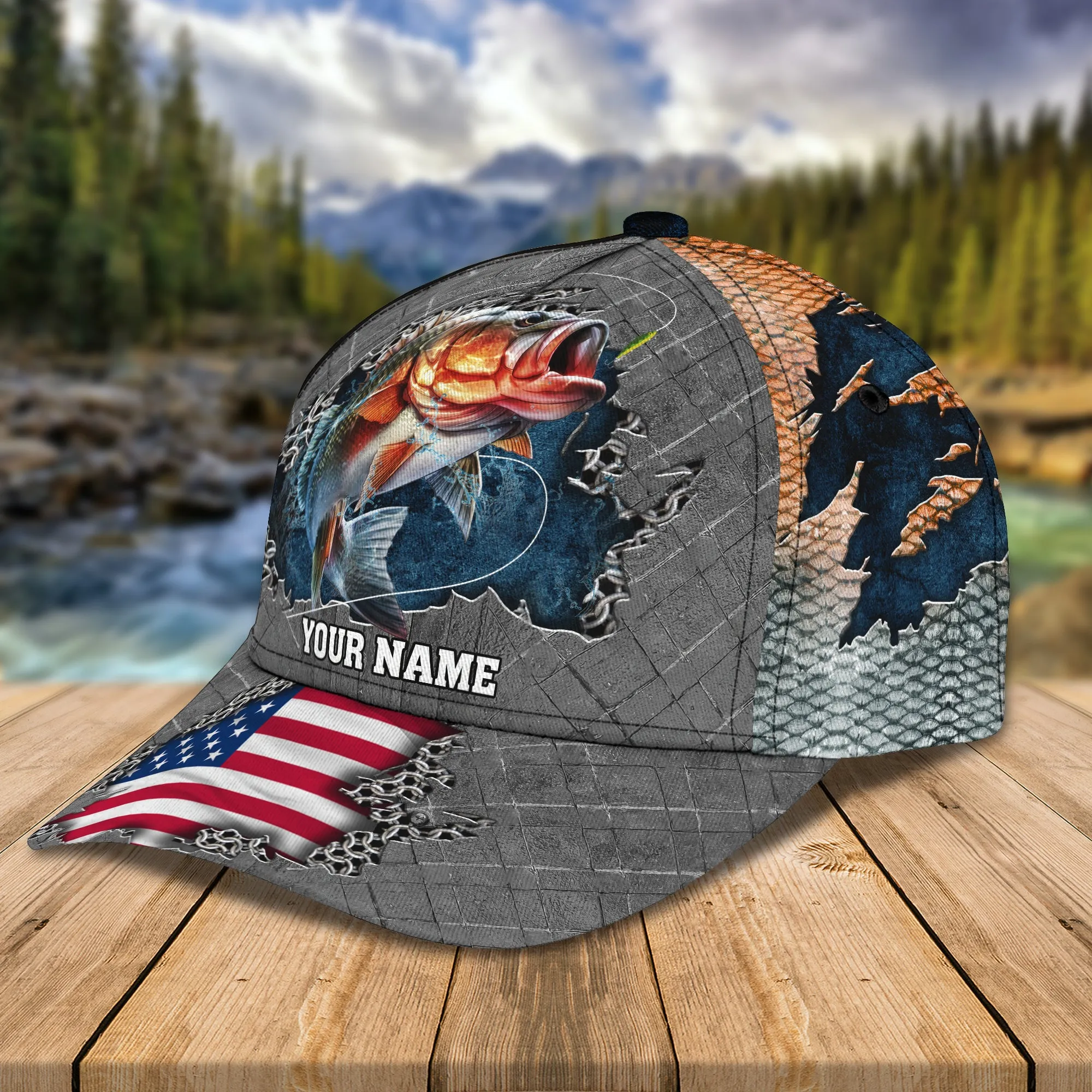 Fishing002- Personalized Name Cap - ATM2K