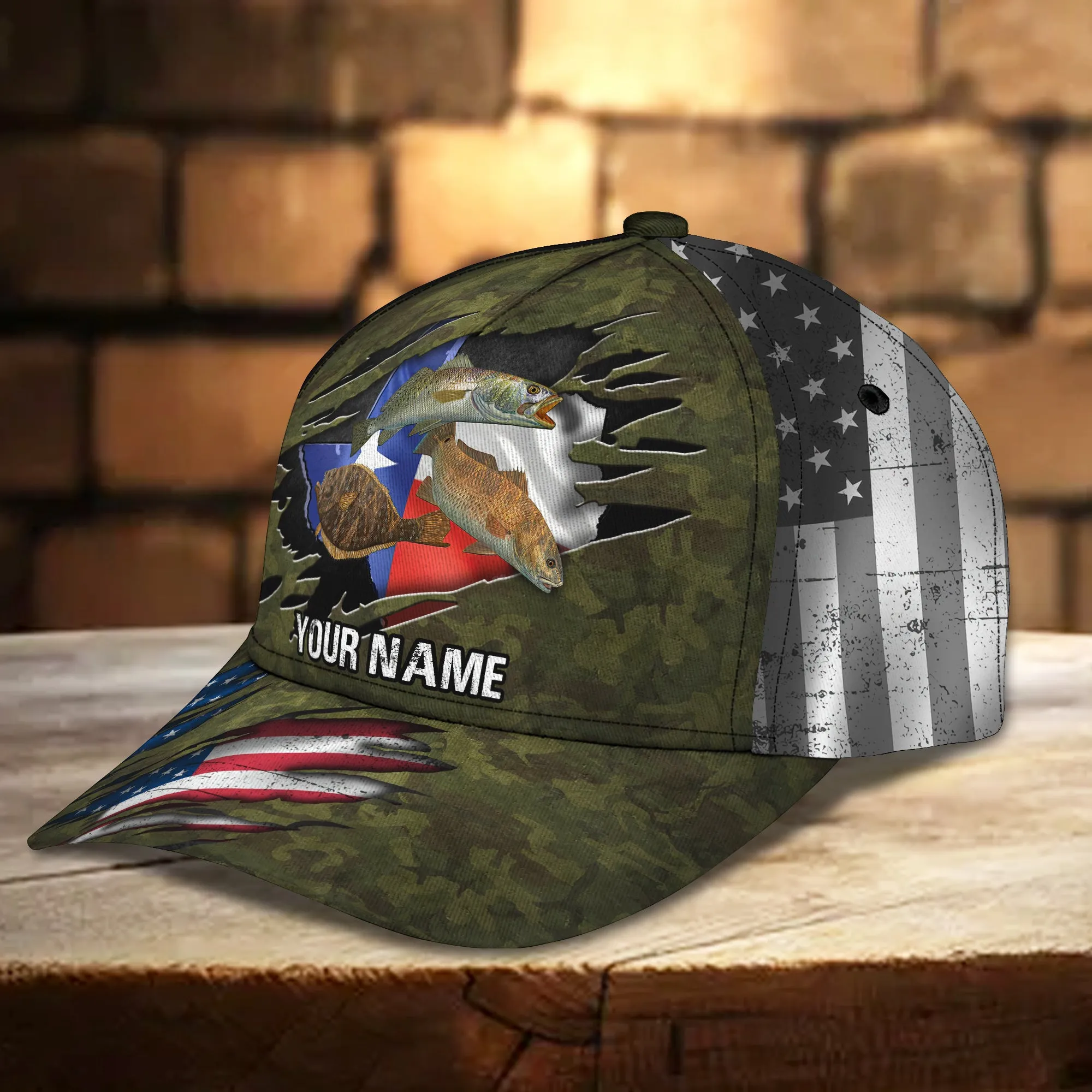 Fishing004- Personalized Name Cap - ATM2K