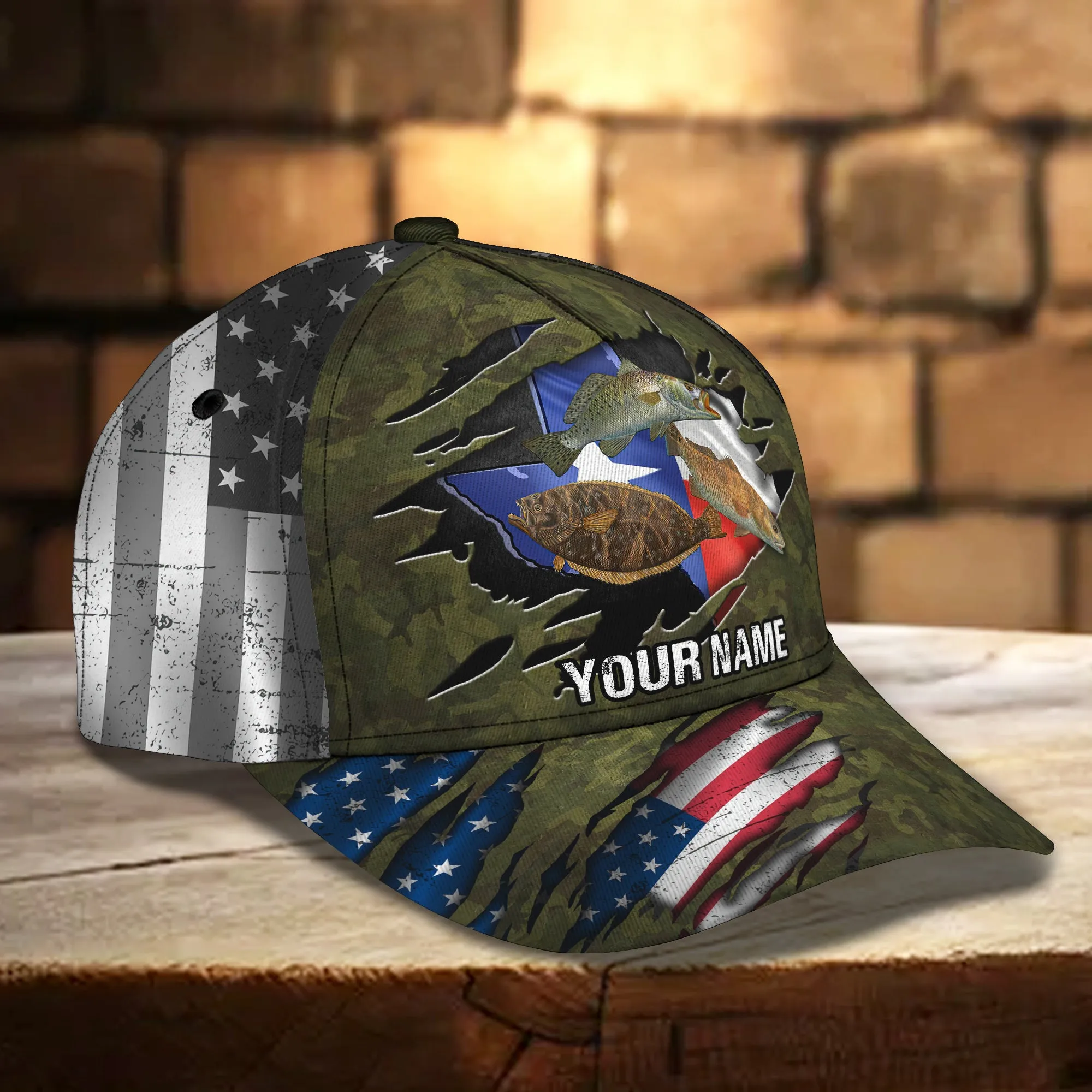 Fishing004- Personalized Name Cap - ATM2K