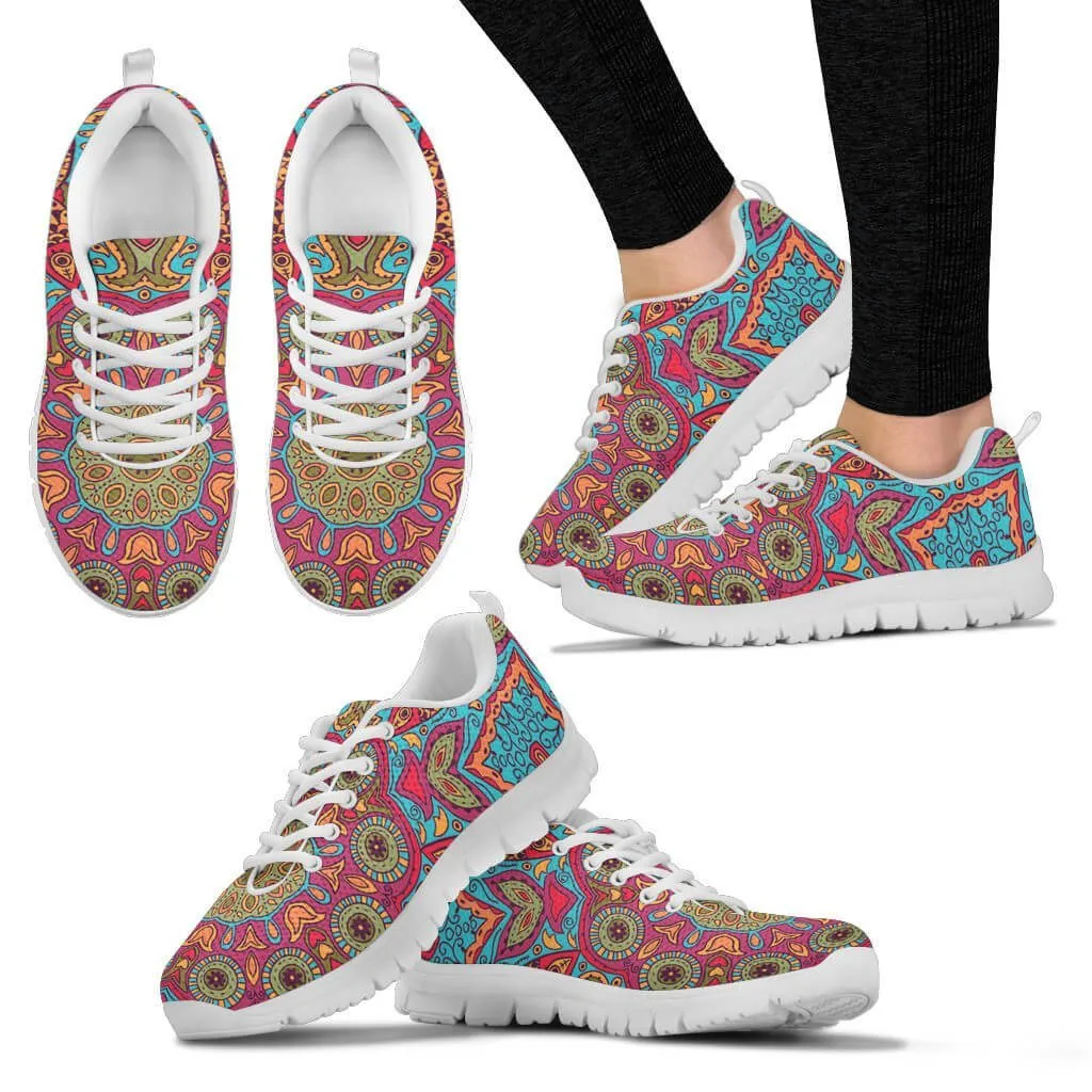 Flying Fish Mandala Women's sneakers